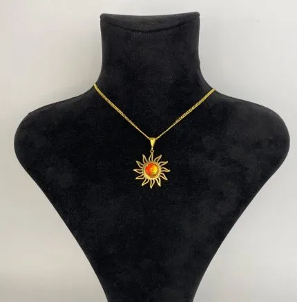 Gümüş Aura Kuvars Kolye