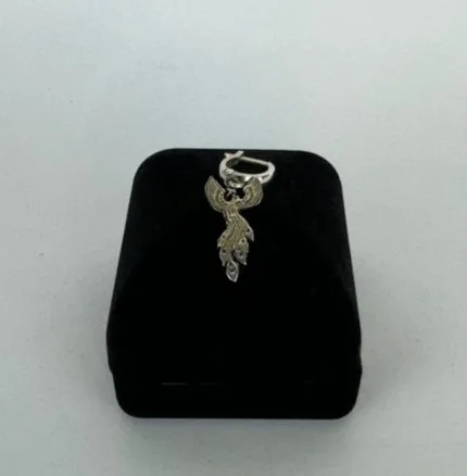 Minimal Anka Kuşu Küpe