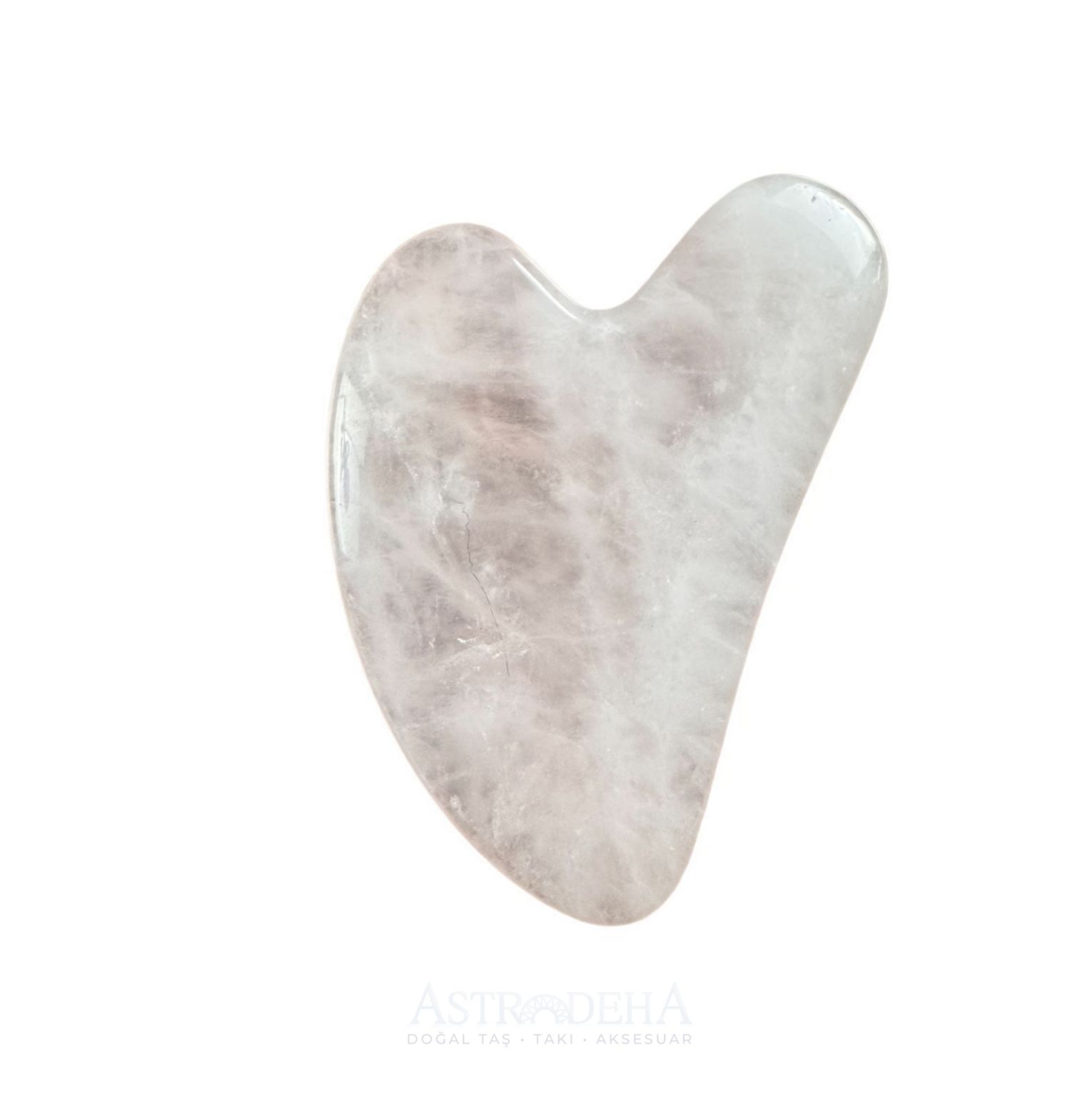 Pembe Kuvars Gua Sha Masaj Taşı