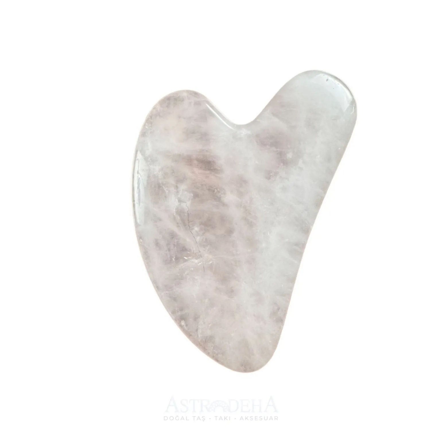 Pembe Kuvars Gua Sha Masaj Taşı