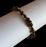 Kaplan Gözü Taşı Uniseks Kadın Erkek Tasarım Bileklik-2