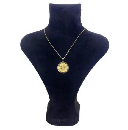 Altın Sri Yantra Kolye
