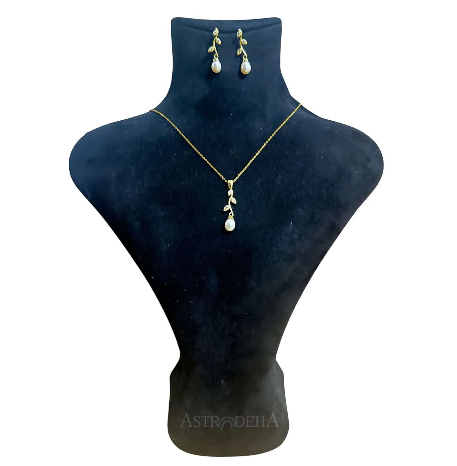 Gümüş İnci Kolye Küpe Set