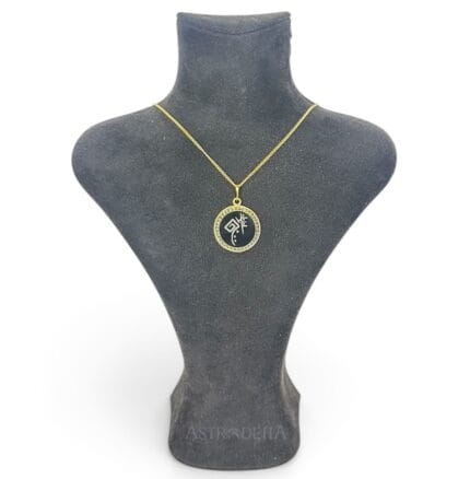 Tamga Yantra Tasarım Gümüş Kolye